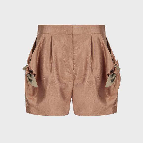 EMPORIO ARMANI  Flowing, knotted, viscose shorts - Picture 3 of 6